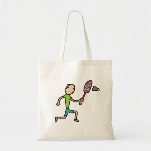 Badminton Tote Bag (Voorkant)