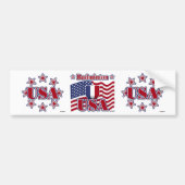 Badminton USA Bumpersticker (Voorkant)