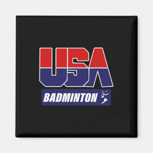 Badminton USA Magneet