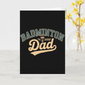 Badminton Vader Kaart (Gele Bloem)