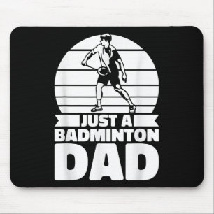 Badminton Vader Shuttle - Speler Is Gewoon Een Bad Muismat