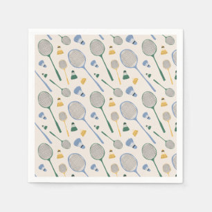 Badminton verjaardagsfeestje servet