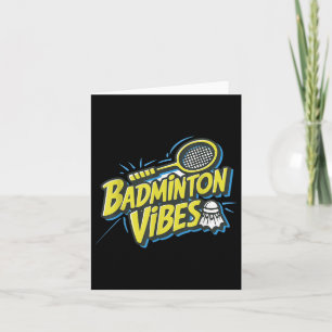 Badminton Vibes Shuttle Kaart
