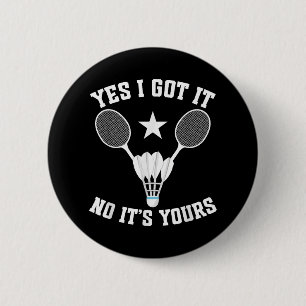 Badminton Wedstrijd Shuttle Kreeg Het Badminton Sp Ronde Button 5,7 Cm