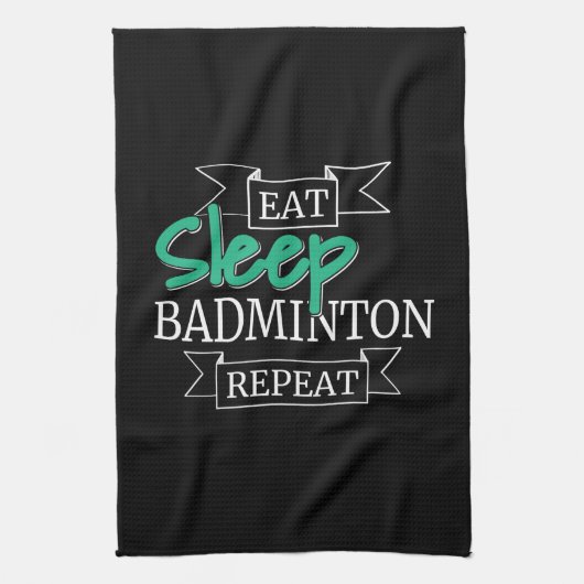 Badmintoncadeaus Theedoek (Verticaal)