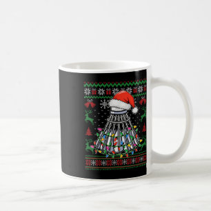 Badmintonliefhebber Kerst Shuttle Kerstman Hoed Gr Koffiemok