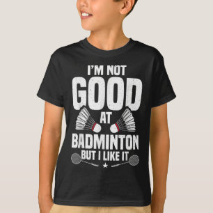 Badmintonliefhebbersteam Shuttle Coach Badmintonsp T-shirt