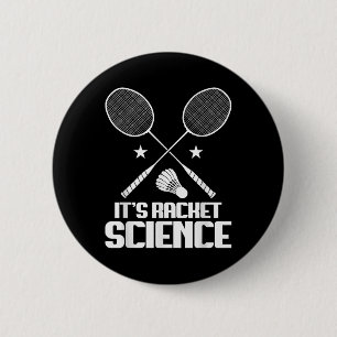 Badmintonracket Wetenschap Shuttle Speler Badminto Ronde Button 5,7 Cm
