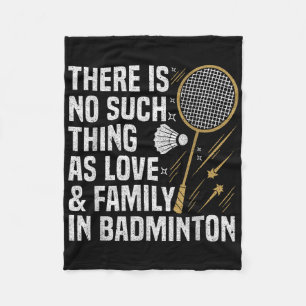 Badmintonspel Zo'n Ding Shuttle Badmintonspeler Fleece Deken