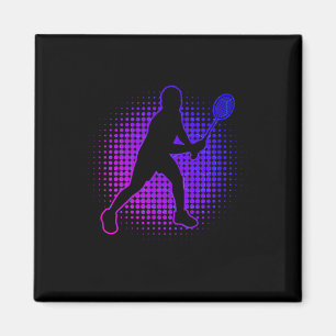 Badmintonspeler Badminton Dames Squash Shuttle Magneet