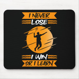 Badmintonspeler die ik nooit verlies, win ik of le muismat