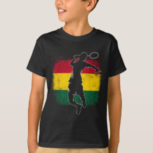 Badmintonspeler Ghanese vlag Ghana T-shirt