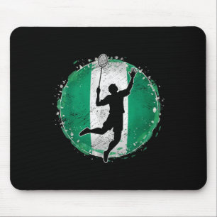 Badmintonspeler Nigeria Nigeriaanse vlag Nigeria Muismat