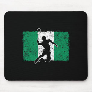 Badmintonspeler Nigeria Nigeriaanse vlag Nigeria Muismat