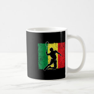 Badmintonspeler Senegalese vlag Senegal 1 Koffiemok