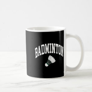 Badmintonspeler Shuttle Grafisch Tanktop  Koffiemok