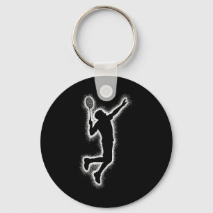 Badmintonspeler Shuttle Kinderen Jongens Badminton Sleutelhanger