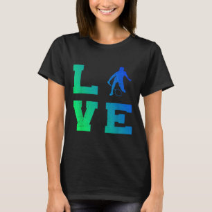 Badmintonspeler Shuttle Squash Heren Badminton  T-shirt