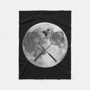 Badmintonspeler Spelers Coach Fans Jongens Man Maa Fleece Deken