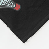 Badmintonspeler springend fleece deken (Hoek)