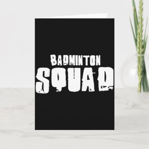 Badmintonteam voor badmintonspelers kaart