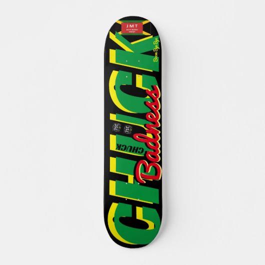 BADNESS DE CHUCK 7 3/4" Planche de skateboard (Devant)