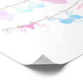 Badpak Bikini Strandprint Poster (Hoek)