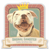 BADRAP's Queen Machine Vinyl Sticker (Voorkant)