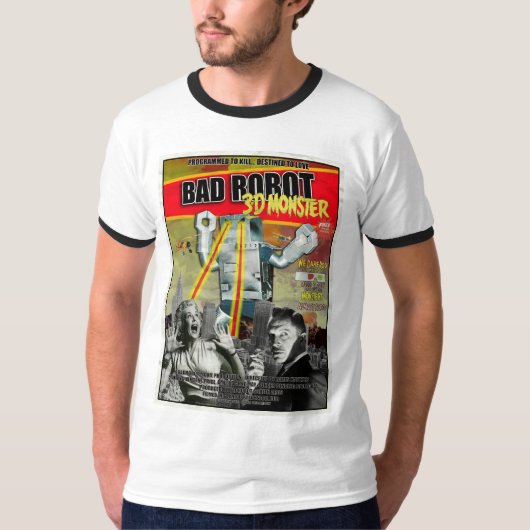 BADROBOT B-Movie T-shirt * * BADROBOT ORIGINEEL *  (Voorkant)