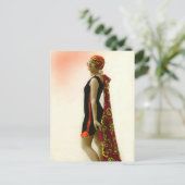 Badschoonheid uit het verleden briefkaart (Staand voorkant)