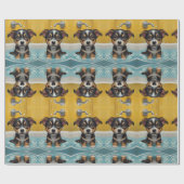 Badtijd Buddies dieren in een bad Cadeaupapier (Vlak)