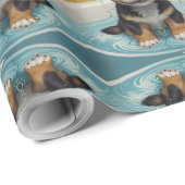 Badtijd Buddies dieren in een bad Cadeaupapier (Rol Hoek)