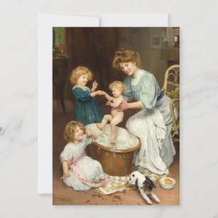 Badtijd in baby Arthur John Elsley