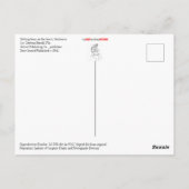 baduur op de strand briefkaart (Achterkant)