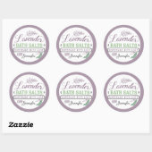 Badzouten Labels Stickers Custom Lavendar (Vel)