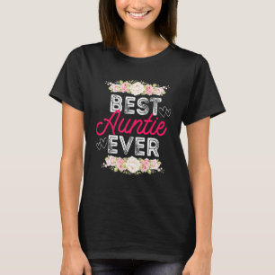 Bae Beste tante van Floral Grafische tante Vrouwen T-shirt