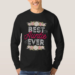 Bae Beste tante van Floral Grafische tante Vrouwen T-shirt