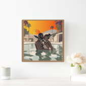 BAE -CASE #1 Horloge murale (Maison)