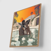 BAE -CASE #1 Horloge murale (Angle)