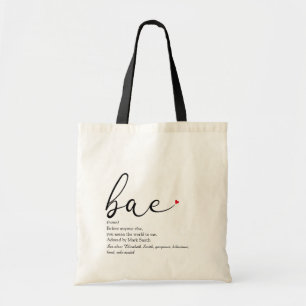 Bae Definition voor iedereen anders Tote Bag