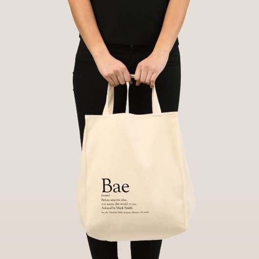Bae Definition Vriendin Wife Tote Bag (Voorkant (product))
