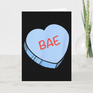 “bae” Gespreksharten Valentijnsdag Kaart