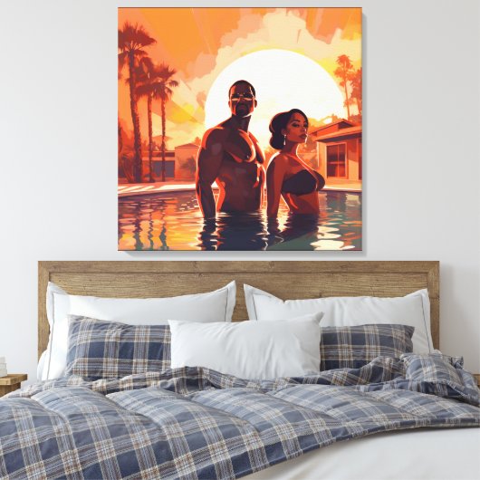 BAE-KATION #2 CANVAS AFDRUK (Insitu (Slaapkamer))