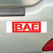 Bae Stamp Bumpersticker (Op auto)