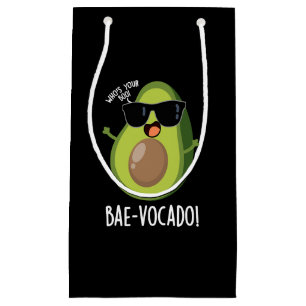 Bae-vocado Grappige Avocado Pun Donker BG Klein Cadeauzakje