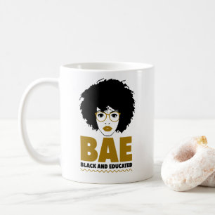 BAE: Zwarte en opgeleide Afrikaanse zwarte vrouw Koffiemok
