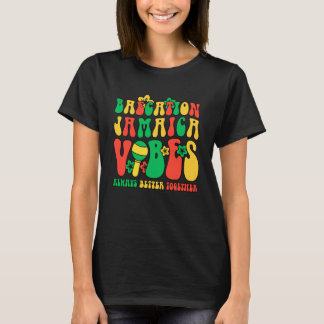 Baecation Jamaica Vibes Jamaican Couple Matching V T-shirt