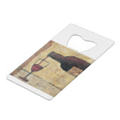 BAG04 Rood Wijn.tif Kredietkaart Flessenopener (Voorkant Gekanteld)