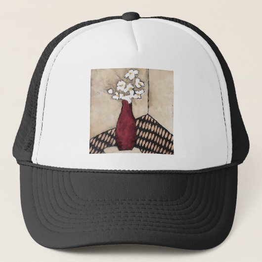 BAG05 Red Vase.tif Trucker Pet (Voorkant)