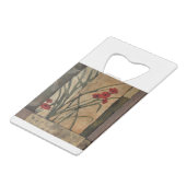 BAG39 Lilies 2.tif Kredietkaart Flessenopener (Achterkant Gekanteld)